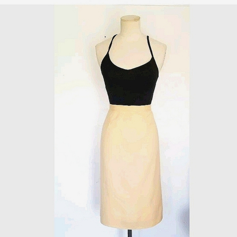 💘Vintage size 9/10 Tan/Camel Skirt